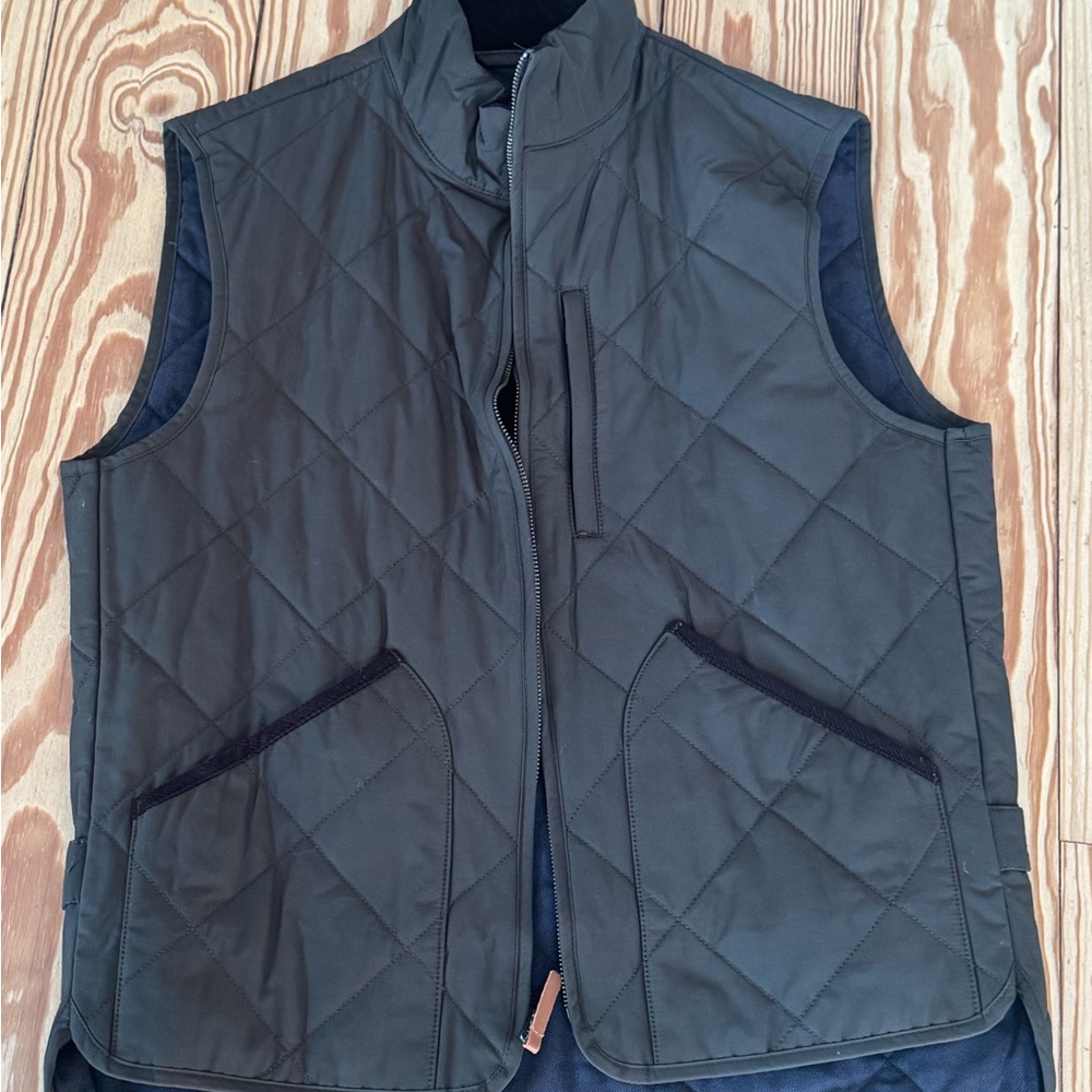 NWT J.Crew Men's Quilted Sussex Vest